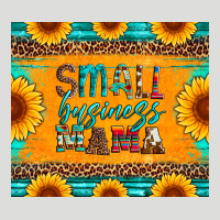Small Business Mama Leopard Turquoise Aztec Serape Cowhide Sunflowers Zipper Hoodie | Teevron