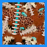 Football Leopard Gemstone Seamless Pattern Classic Tee | Teevron