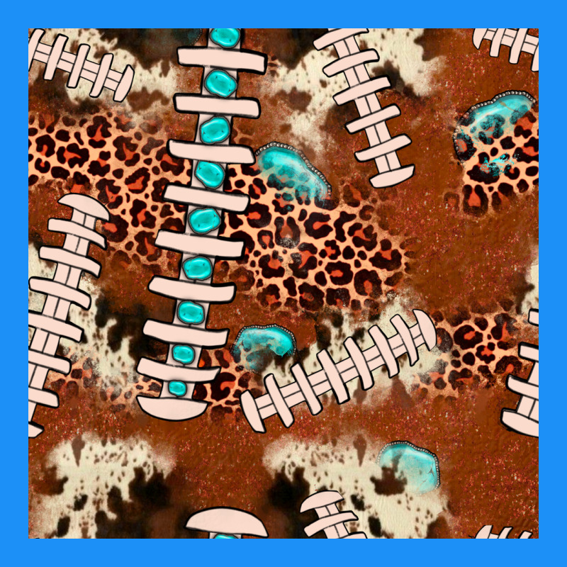 Football Leopard Gemstone Seamless Pattern Classic Tee by JahusDesignShop | Teevron