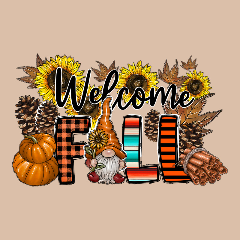 Welcome Fall Pumpkin Urban Heavy Tee by CowhideDigitalArt | Teevron