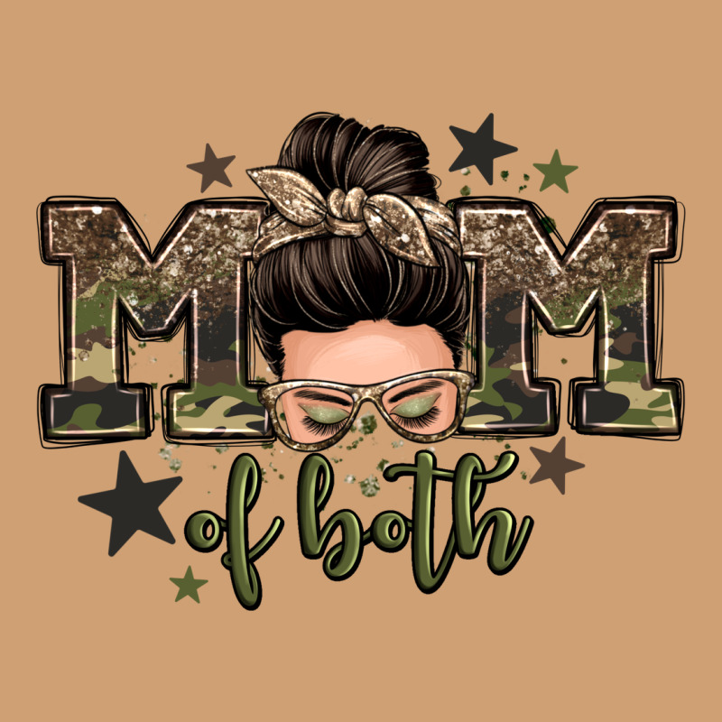 Mom Of Both Boys Messy Bun Vintage Tee by Zillion Design Studio | Teevron