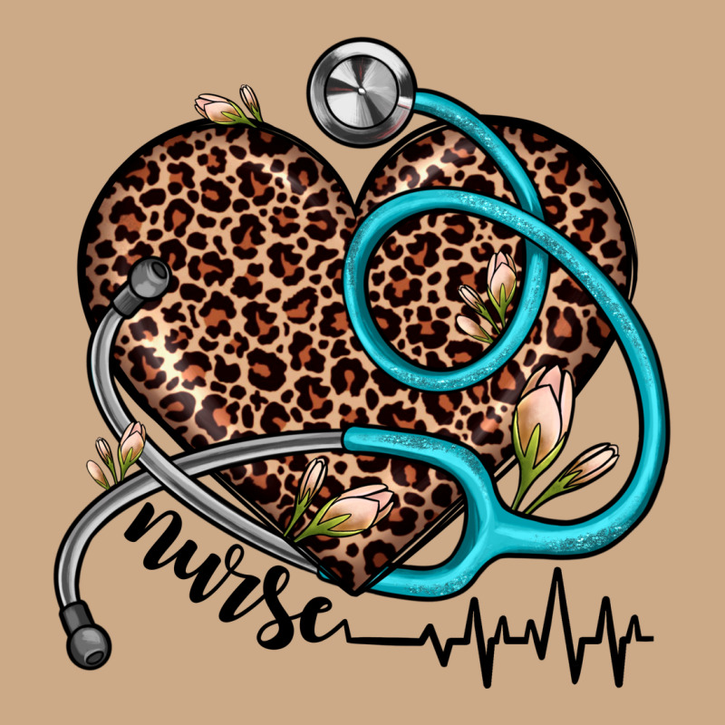 Nurse Leopard Heart Vintage Hoodie by JahusDesignShop | Teevron