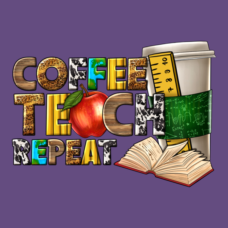 Coffee Teach Repeat Vintage Hoodie by texasbilliewilder | Teevron