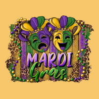 Mardi Gras Mask With Leopard Background Vintage Hoodie | Teevron
