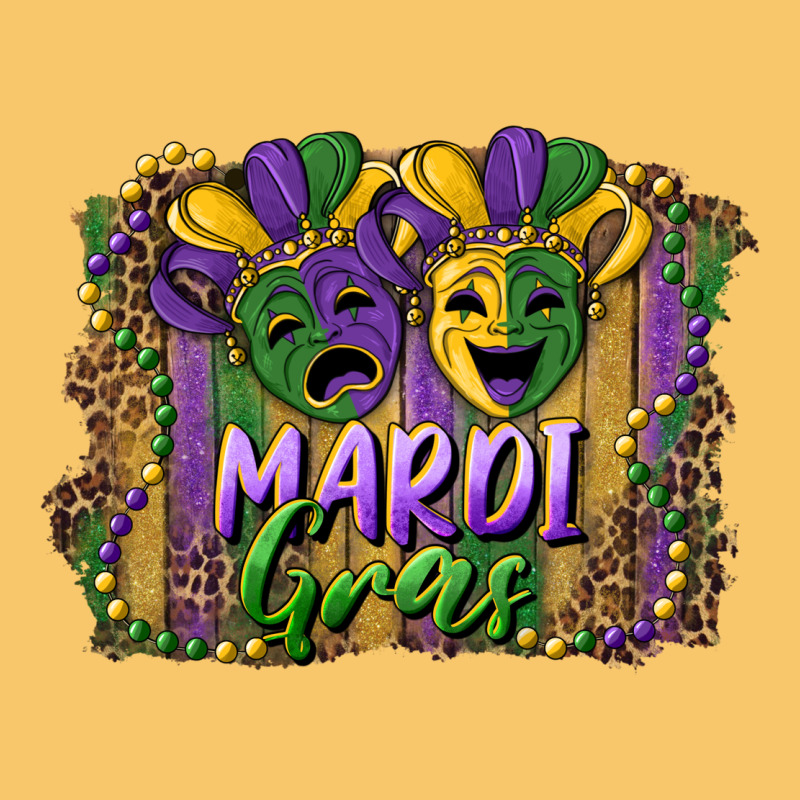 Mardi Gras Mask With Leopard Background Vintage Hoodie by RanaPortraitStore | Teevron