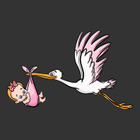 stork with baby girl | Teevron