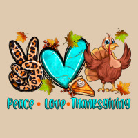 Peace Love Thanksgiving Heavyweight Sweatshirt | Teevron