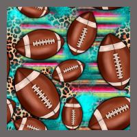 Football Leopard Turquoise Seamless Pattern Classic Tee | Teevron