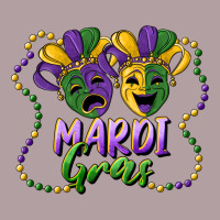 Mardi Gras Mask And Beads Vintage Hoodie | Teevron