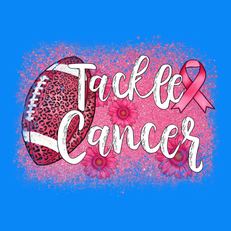 Tackle Cancer Football Leopard Zipper Hoodie by AdoDesignShop | Teevron