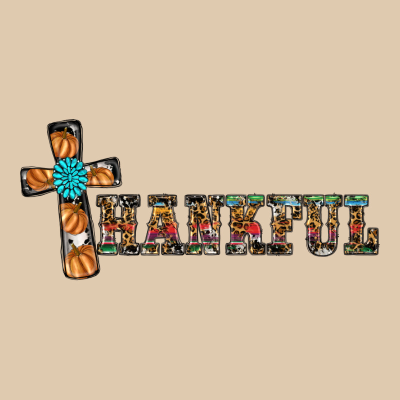 Thankful Pumpkin Cross Heavyweight Sweatshirt by RanaPortraitStore | Teevron