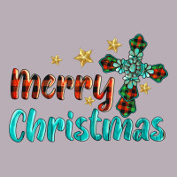 Merry Christmas Turquoise Gemstones Cross Vintage Tee | Teevron