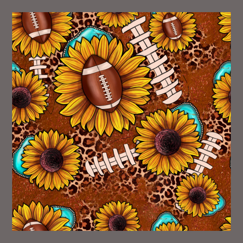 Football Leopard Sunflower Seamless Pattern Classic Tee by JahusDesignShop | Teevron