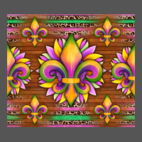 Mardi Gras Sunflowers Fleur, De Lis Glitter Leopard Background Zipper Hoodie | Teevron