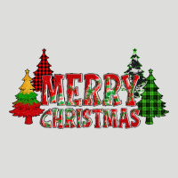 Merry Christmas Glitter Plaid Trees Zipper Hoodie | Teevron