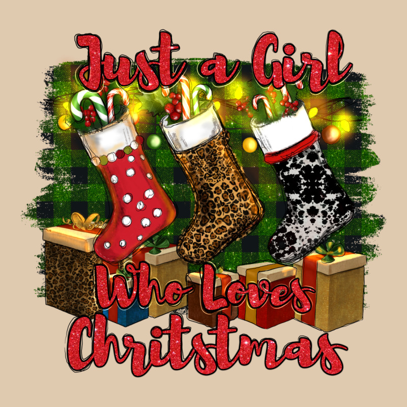 Just A Girl Who Loves Christmas Heavyweight Sweatshirt by RanaPortraitStore | Teevron