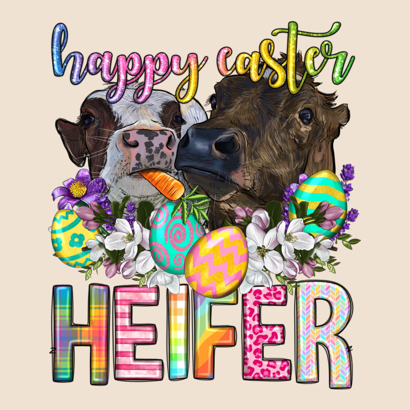 Happy Easter Heifer Urban Heavy Tee by Neo Western | Teevron