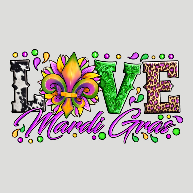 Love Mardi Gras Fleur De Lis Sunflower Leopard And Beads Zipper Hoodie by Artiststas | Teevron