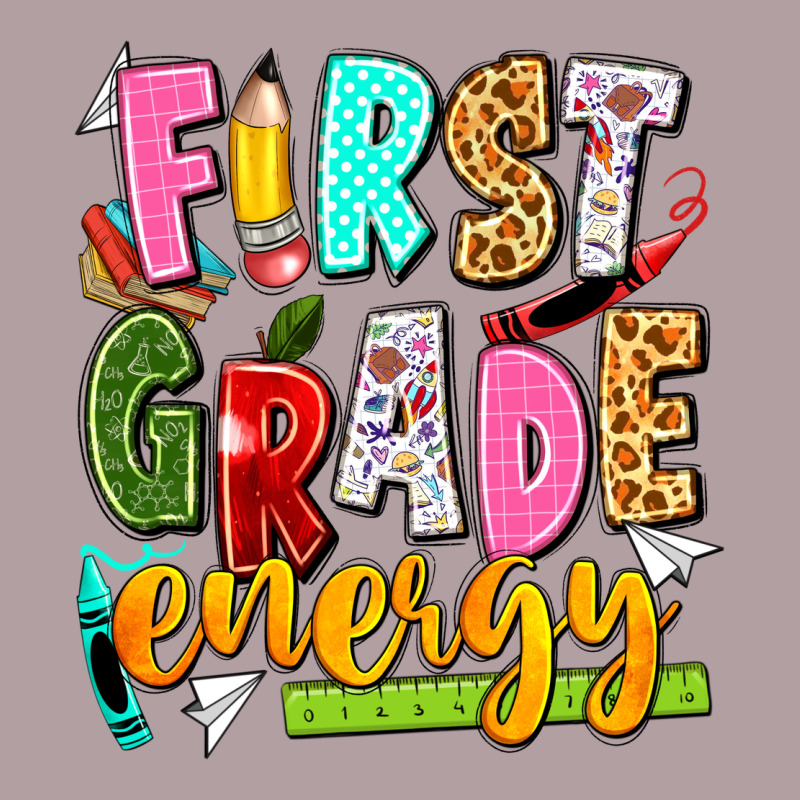 First Grade Energy Vintage Hoodie by texasbilliewilder | Teevron