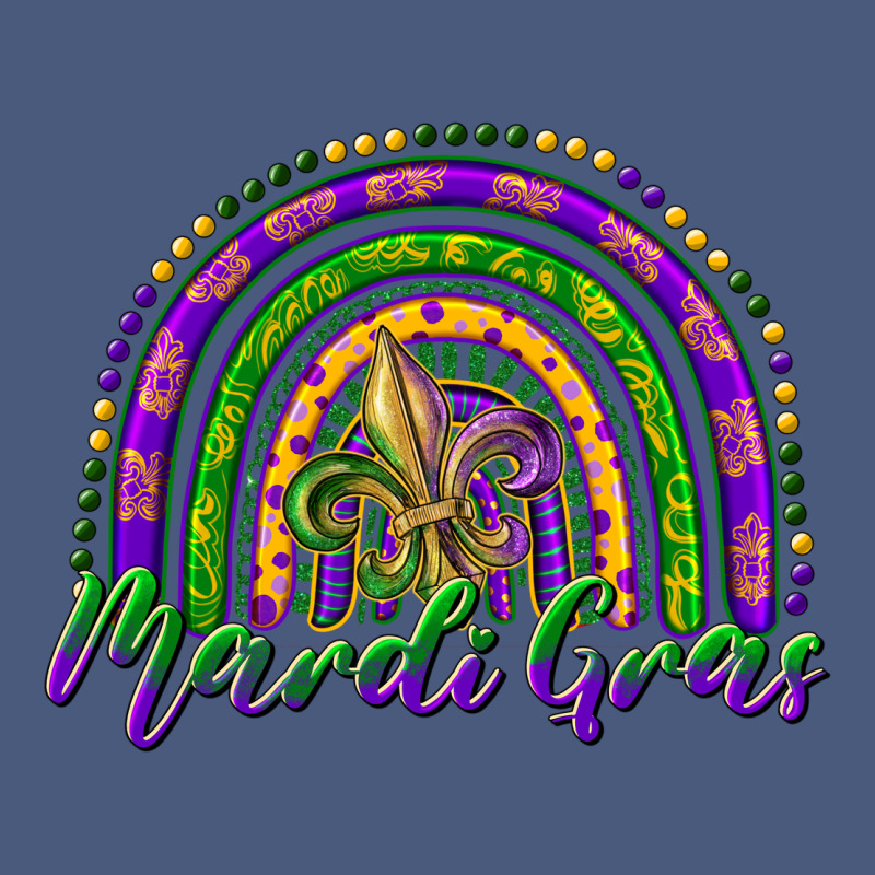 Mardi Gras Rainbow And Fleur De Lis Vintage Hoodie by RanaPortraitStore | Teevron