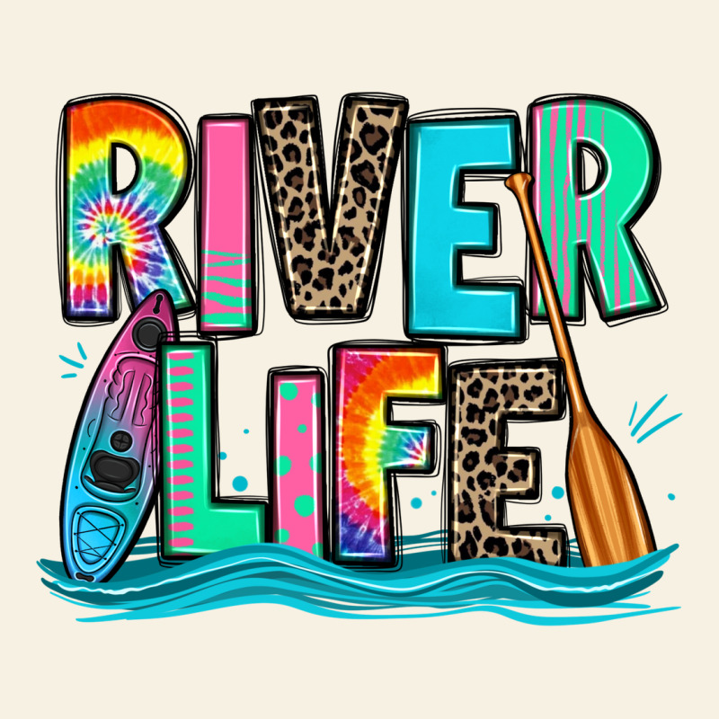 River Life Kayaking Vintage Tee by Zillion Design Studio | Teevron