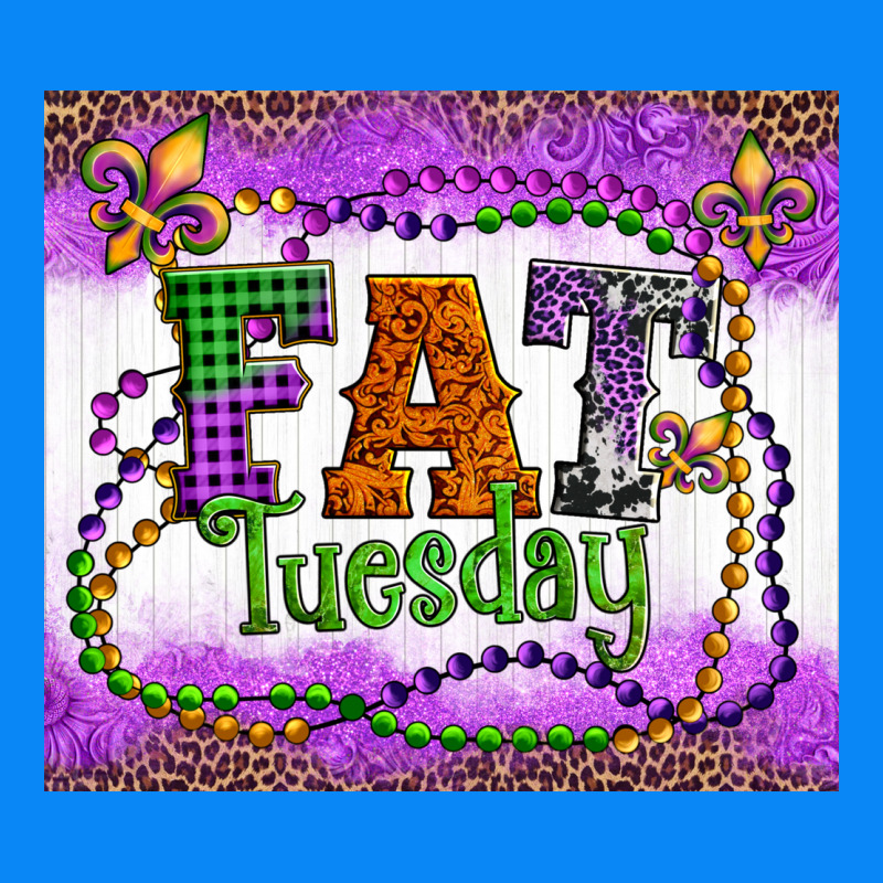 Fat Tuesday Fleur De Lis And Mardi Gras Beads Zipper Hoodie by Artiststas | Teevron