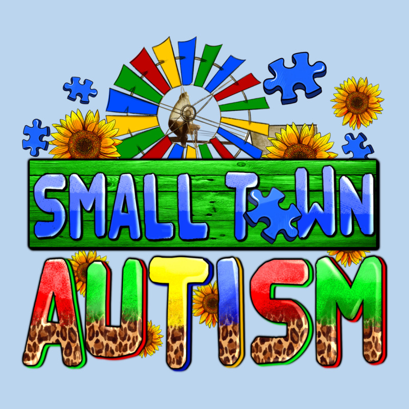 Small Town Autism Classic Tee by AdoDesignShop | Teevron
