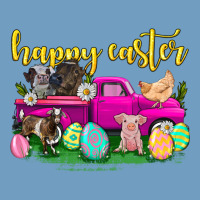 Happy Easter Truck With Farm Animal Urban Heavy Tee | Teevron
