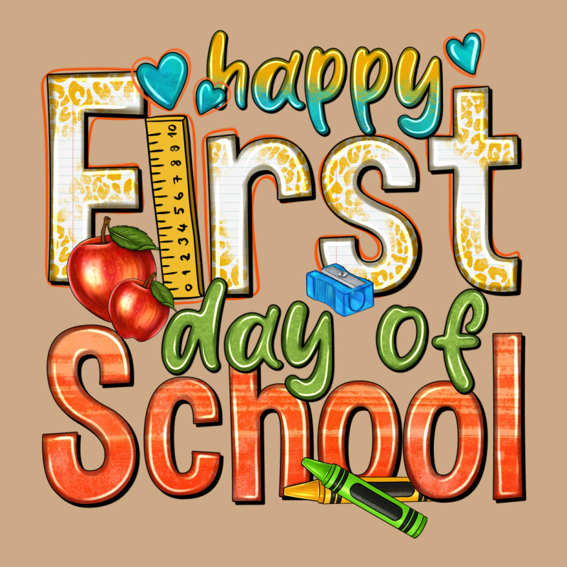 Happy First Day Of School Vintage Hoodie by texasbilliewilder | Teevron