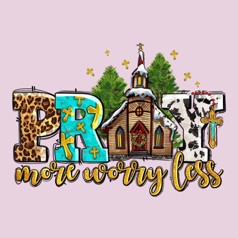 Pray More Worry Less With Church Ladies Tee by AdoDesignShop | Teevron