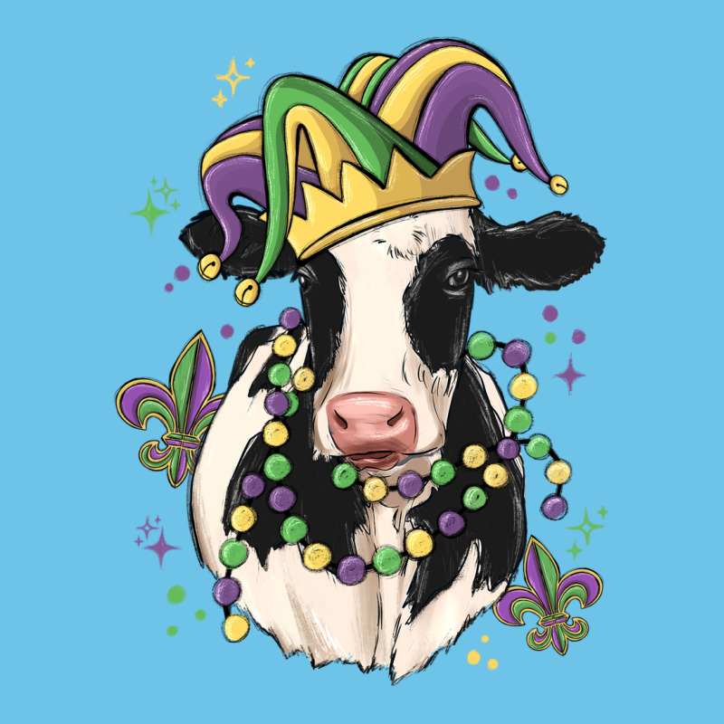 Mardi Gras Cow Premium Sweatshirt by MaliasSmallBusiness | Teevron
