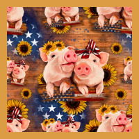 American Pigs Seamless Pattern Urban Heavy Tee | Teevron