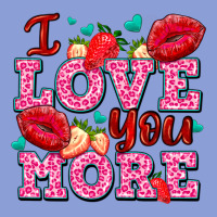 I Love You More With Lips And Strawberry Long Sleeve Tee | Teevron