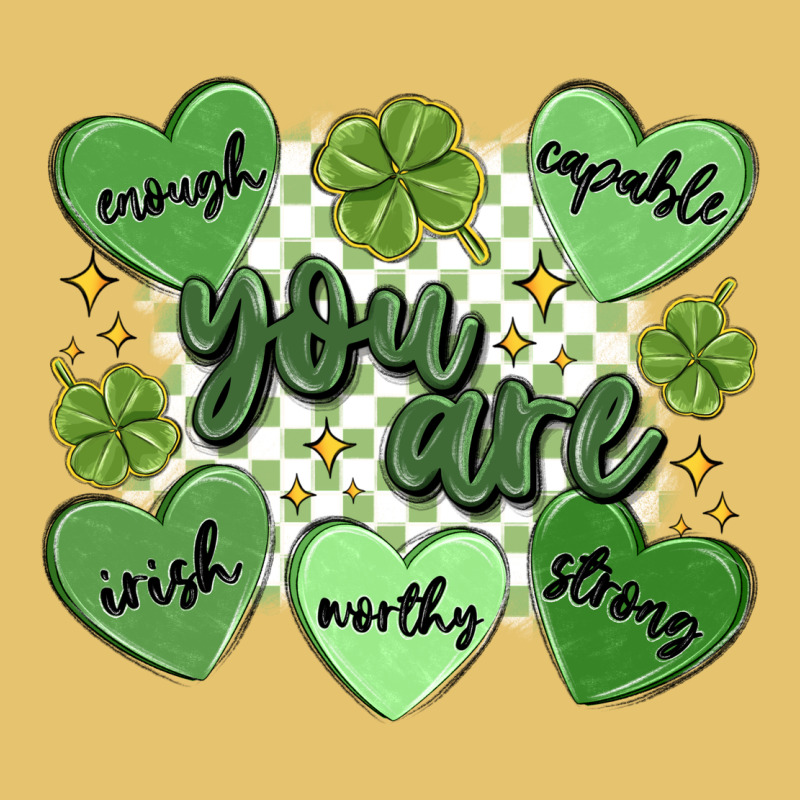 St. Patrick's Day Positive Affirmations Premium Sweatshirt by MaliasSmallBusiness | Teevron