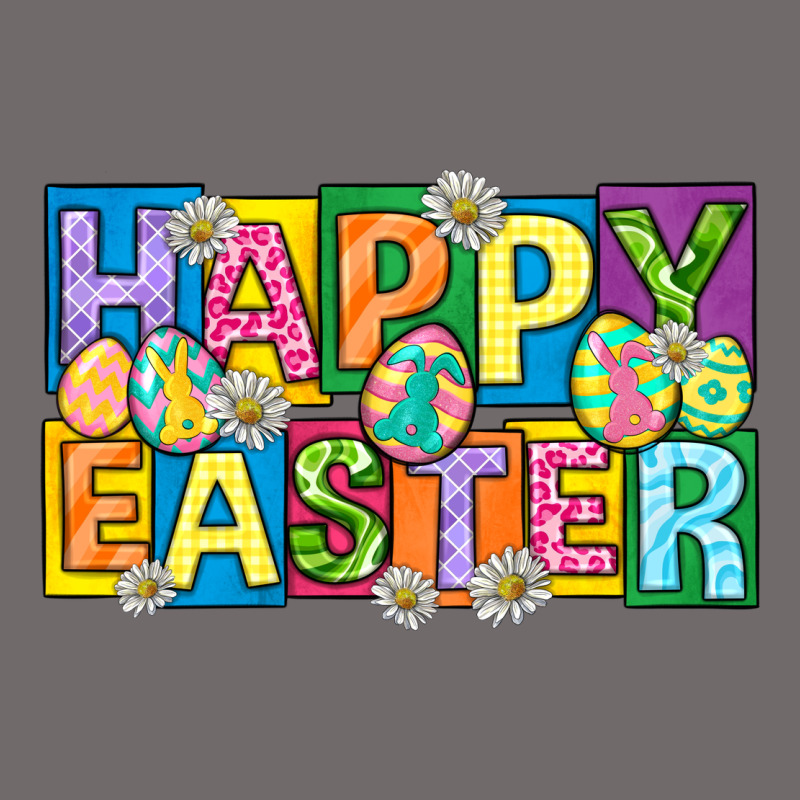 Happy Easter With Eggs Urban Heavy Tee by Neo Western | Teevron