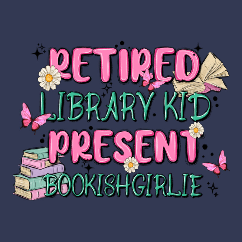 Retired Library Kid Present Bookish Girlie Heavyweight Hoodie by MaliasSmallBusiness | Teevron