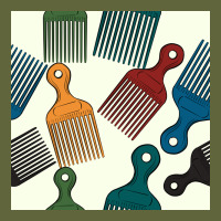 Afro Combs Seamless Patterns Classic Tee | Teevron
