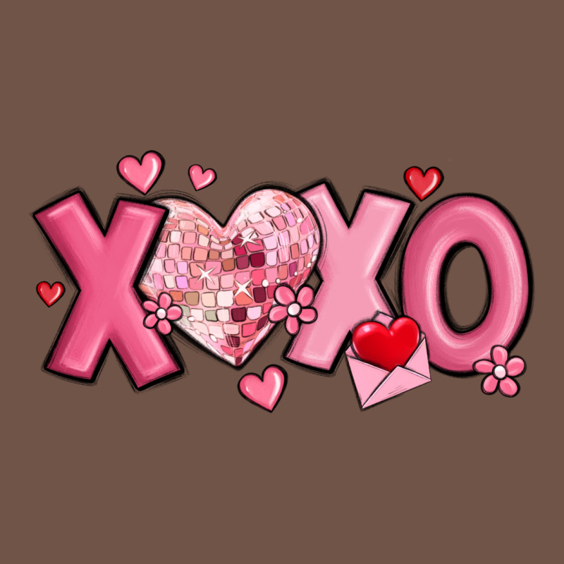 Xoxo Disco Heart Valentine's Day Premium Sweatshirt by MaliasSmallBusiness | Teevron