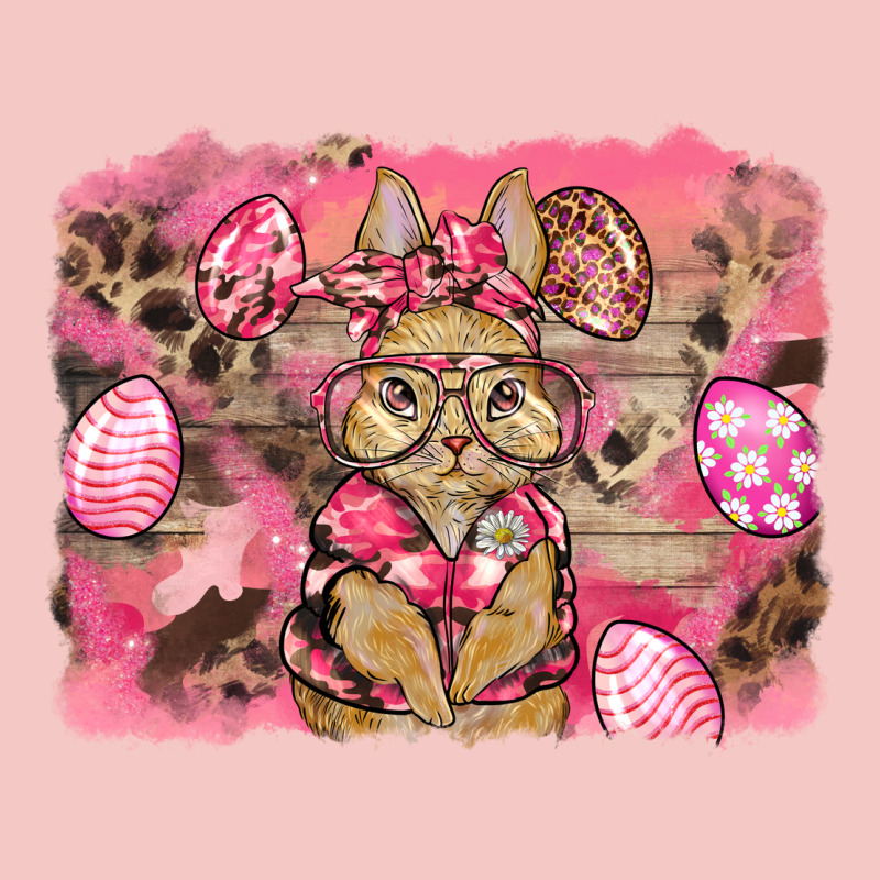 Pink Camouflage Bunny Background Urban Heavy Tee by BarkalooDesign | Teevron