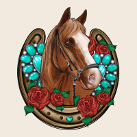 Western Horseshoe Horse Roses Gemstone Zipper Hoodie | Teevron