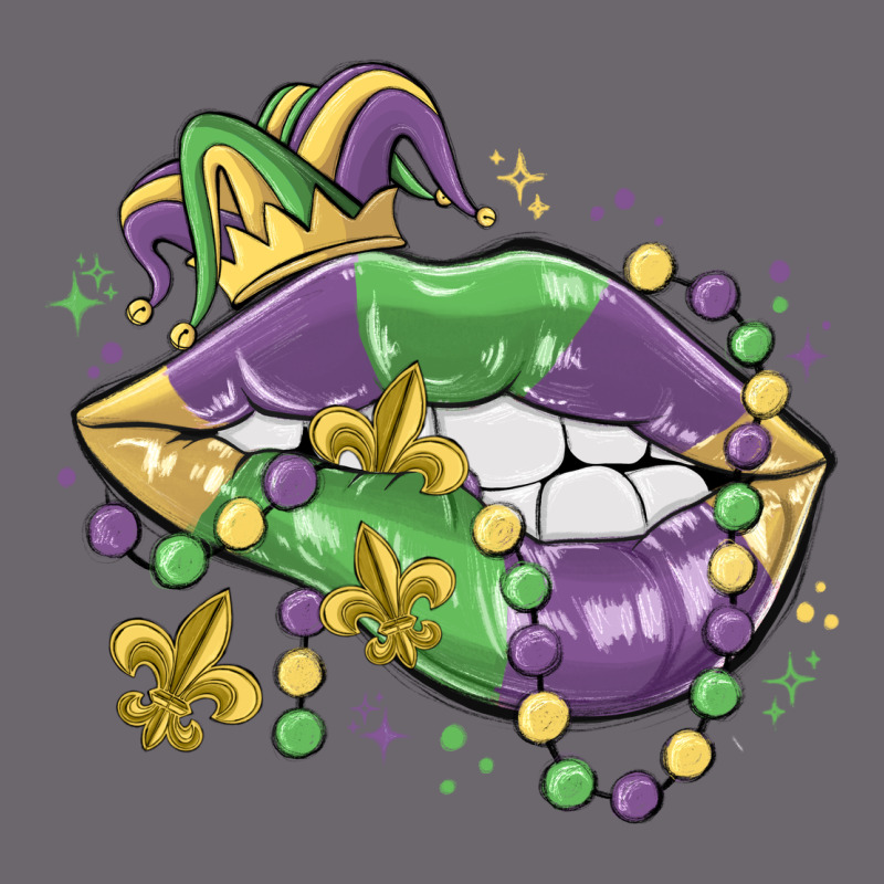 Mardi Gras Lips Premium Sweatshirt by MaliasSmallBusiness | Teevron