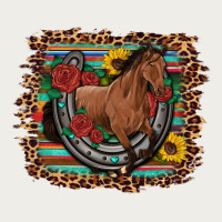Western Horse Horseshoe Roses Sunflowers Serape Leopard Zipper Hoodie | Teevron