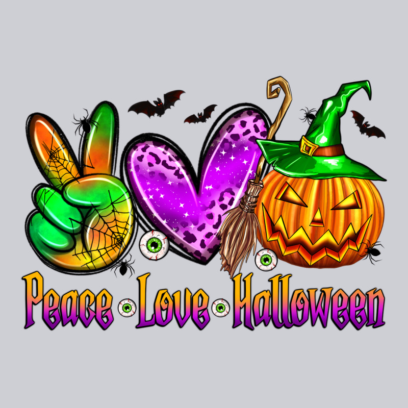Peace Love Halloween Heavyweight Sweatshirt by Zillion Design Studio | Teevron
