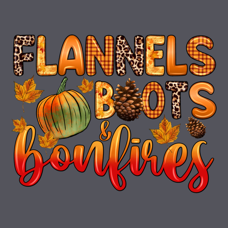 Flannels Boots And Bonfires Vintage Hoodie by Zillion Design Studio | Teevron