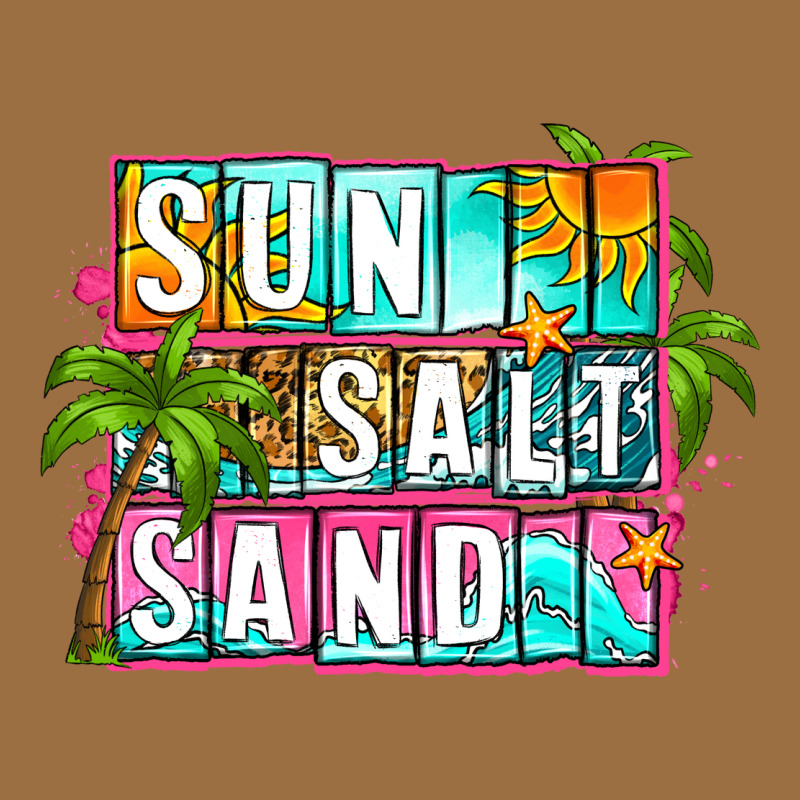 Sun Salt Sand Summer Vintage Tee by Zillion Design Studio | Teevron
