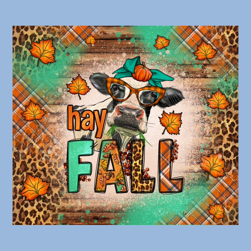 Western Hay Fall Cow Premium Hoodie by LillyAllenDesigns | Teevron