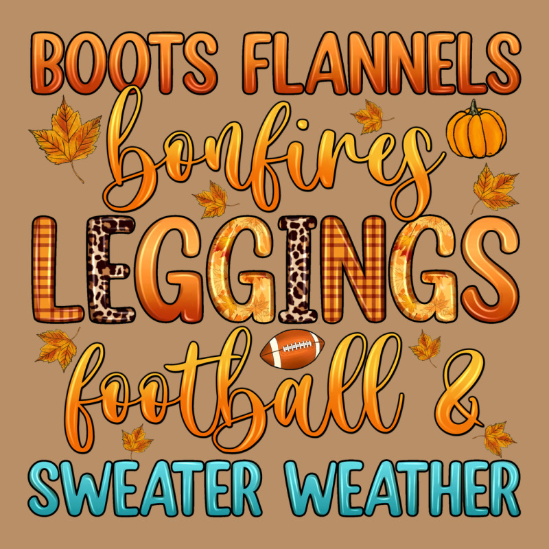 Boots Flannels Bonfires Leggins Football Vintage Hoodie by Zillion Design Studio | Teevron