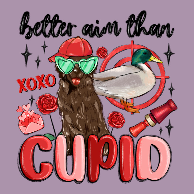 Better Aim Than Cupid With Dog And Duck Heavyweight Hoodie by MaliasSmallBusiness | Teevron