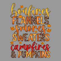Bonfires Flannels S'mores Campfires And Pumpkins Vintage Hoodie | Teevron
