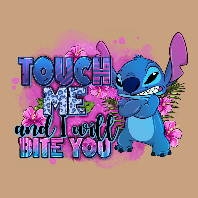 Touch Me And I Will Bite You Stitch Vintage Tee by Zillion Design Studio | Teevron